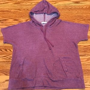Juniors Forever 21 Short Sleeved Hooded Pullover